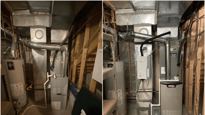 Before & After: Newly Installed Unit Photo