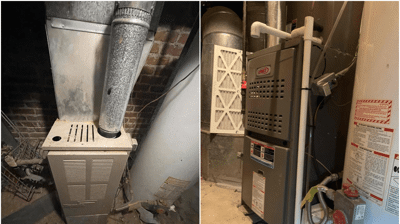 Before & After: Newly Installed Unit Photo