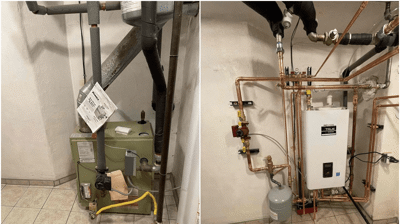 Before & After: Newly Installed Unit Photo